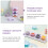 Salad Crisper Bins Keeping Boxes Purple PP 4Pcs Lidded 5