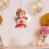 Acrylic Heart Angel Pendant Keychain 2 pcs 5