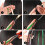 Hårglittersæt 12 farver 91 cm glitterextensions 2