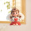 Acrylic Heart Angel Pendant Keychain 2 pcs 4