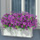 UV-resistente kunstige blomster lilla 24 bundter 7