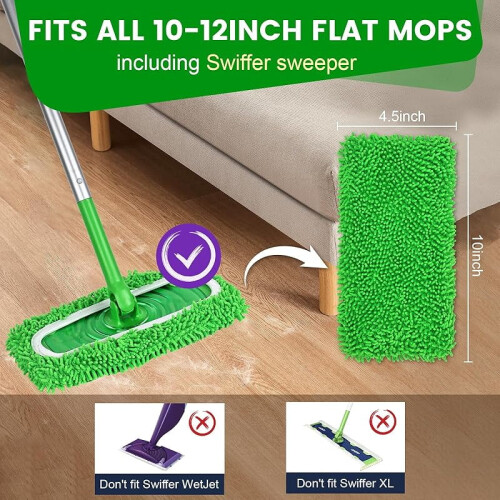 Microfiber Mop Pads Reusable 15 Pcs 1