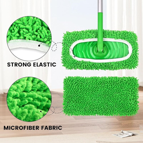 Microfiber Mop Pads Reusable 15 Pcs 2