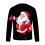 Pull de Noël pour homme, col rond, imprimé 3D réaliste, noir 6