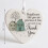 Hjerteformet havglasornament akryl 2D 1 stk. 2