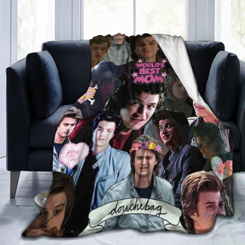 Κουβέρτα Steve Harrington Fleece για καναπέ - Cozy Luxury Bed Butterfly Microfiber και ριχτάρια για καναπέ 1