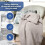 Couverture en coton tissé Leno, format Twin 66x90 3