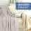 Couverture en coton tissé Leno, format Twin 66x90 4