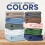 Couverture en coton tissé Leno, format Twin 66x90 5