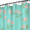 Cortina de chuveiro com estampa floral, 84x72 polegadas, com 12 ganchos. 3