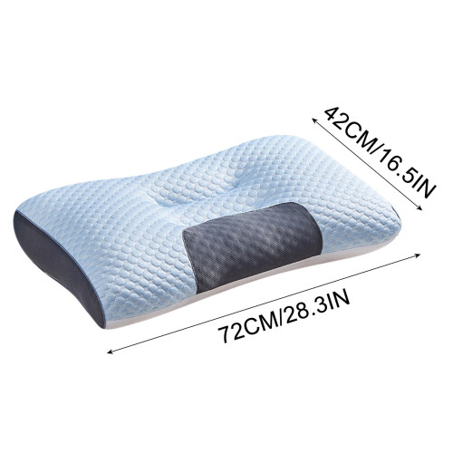 Almohada cervical de seda helada Core19x29in, ergonómica y refrescante. 2