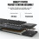 Portable Foldable Bluetooth Keyboard with Touchpad – Ultra-Slim Wireless Keyboard Compatible with Android, iOS, Tablet | Compact Travel Design | 3
