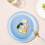 7.5 Inch Plastic Round Plates – Food-Safe, Reusable, 3