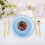 7.5 Inch Plastic Round Plates – Food-Safe, Reusable, 5