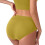 Bomullsundertøy Dame Ensfarget Patchwork Truser Truser Bikinitruser 5