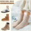 Women's Solid Mid-Calf Socks Warm Thick Wool Cotton 5 Pairs 3