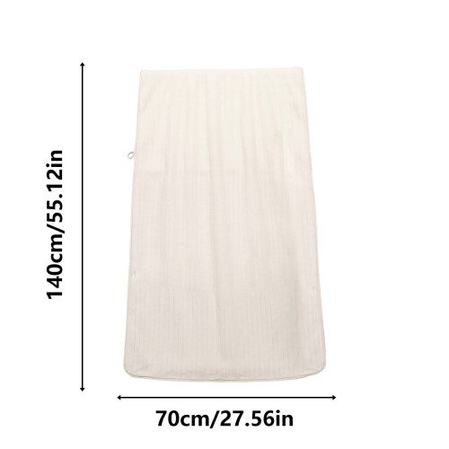 Serviette de bain en velours flocon de neige – Ultra absorbante, 2