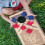 Mini Cornhole-påsar 5x5cm - Canvas-säckar för barn - Set 3