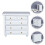 Wooden Night Stands Bedside Tables White 5
