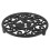 Black Cast Iron Pot Stand with Antislip Heat Insulation for Tabletop 5