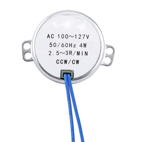 Σύγχρονος κινητήρας WALFRONT1pc AC100-127V4W, κινητήρας με γρανάζια 50/60Hz CCW/CW, περιστροφικός 1