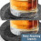 Round Felt Coasters Bulk Set with Holder AU. 7