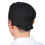 OUNONA Black Mesh Chef Hat Professional Skull Hat with Adjustable Hook and Loop Strap 4