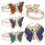 Mood Ring Butterfly Color Changing Emotional Feeling Adjustable Size Mood Ring 3