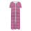 Women's plaid flannel robe with pockets S-2XL 4