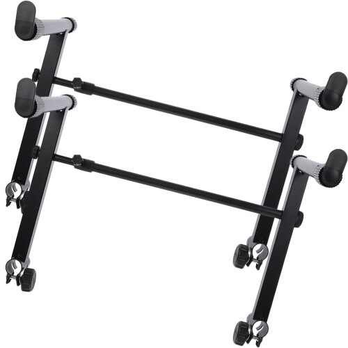 OUNONA electric piano stand black 2 sets 2
