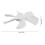 Rv Bathroom Vent Fan Round Bore White Plastic High Efficiency Ventilation 1Pack 2