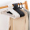 WZXPWT 10-Pack Plastic Clothes Hangers – Multi-Functional for Display, Drying & Wardrobe Organization 4