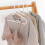 WZXPWT 10-Pack Plastic Clothes Hangers – Multi-Functional for Display, Drying & Wardrobe Organization 6