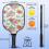 Σετ κουπιών Pickleball από fiberglass με λουλούδια, 2 μπάλες και τσάντα – Συμβατό με 4