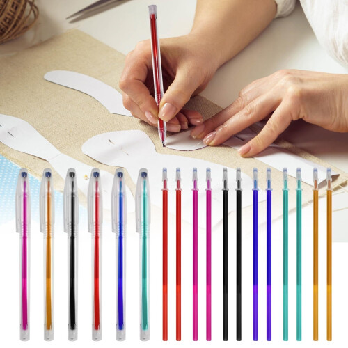 2ml Water Soluble Fabric Pen - Washable Marking Tool with Special Dot Tip for Clothing & Textile Projects 2