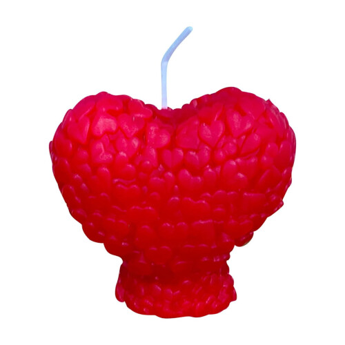 Herzförmige Aromakerze zum Valentinstag 1