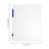 Blue File Storage Boxes for Document Organization in Office or Home Made of PP 2Pcs 7