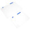 Blue File Storage Boxes for Document Organization in Office or Home Made of PP 2Pcs 8