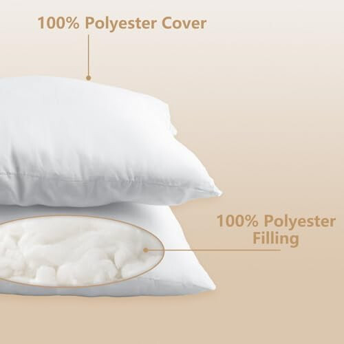 Polyester-Kissenfüllungen, 45 x 45 cm, 4er-Pack 2