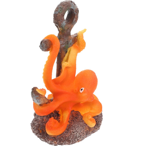 Levensechte octopusfiguur van hars, 14 cm 2