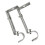 3.9-5.3inch Adjustable Metal Curtain Rod Bracket Drapery Pole Holder Support - 4