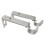 3.9-5.3inch Adjustable Metal Curtain Rod Bracket Drapery Pole Holder Support - 5
