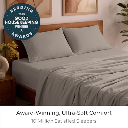 Microfiber King-lakanset, 4 delar, djup ficka 1