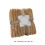 Faux Fur Throw Blanket Brown Soft Thick Double Layer 3