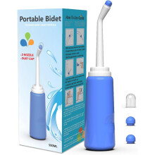 Peri Bottle Portable Bidet Blue 500ml with 2 Sealing Rings