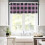 Tacar Cuirtíní Cistine Gingham 3 phíosa le Valans 3