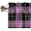 Tacar Cuirtíní Cistine Gingham 3 phíosa le Valans 5