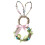 Easter bunny wreath with eggs and berries 12 inch 1