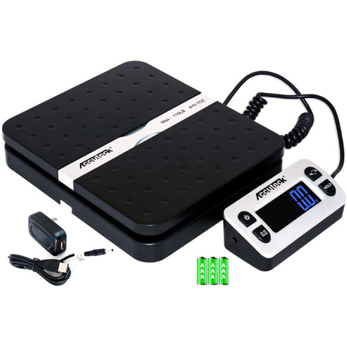 ShipPro digital shipping scale 110 lb 0.1 oz black
