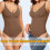 Dam V-ringad shapewear-body med magkontroll 2